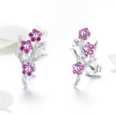925 Sterling Silver Earrings with Pavé Setting CZ for Women-3