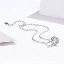 925 Sterling Silver & Platinum Plated CZ Bracelet for Women-3
