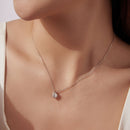 925 Sterling Silver 0.65 Carat Genuine Moissanite Necklace for Women-7