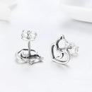 925 Sterling Silver Oxidized Earrings-5