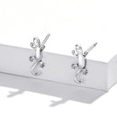 925 Sterling Silver Earrings 1.3*0.6cm for Women-2