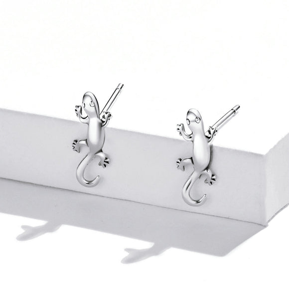 925 Sterling Silver Earrings 1.3*0.6cm for Women