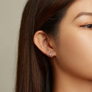 925 Sterling Silver Translucent Opal Earrings for Women-4