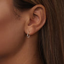 925 Sterling Silver Earrings 10*2mm with White Gold Plating for Women-6