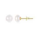 925 Sterling Silver Freshwater Pearl Earrings for Women-4