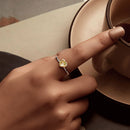 925 Sterling Silver Plated White Gold Pavé Setting CZ Ring for Women-7