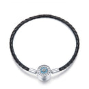 925 Sterling Silver Nan Style Bracelet Size 17.0-1