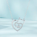 925 Sterling Silver Necklace with 19*18mm Pavé Setting CZ Pendant-4