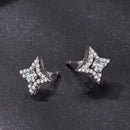 925 Sterling Silver Moissanite 0.1ct Earrings for Women-6