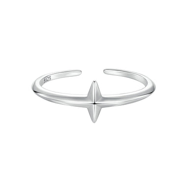 925 Sterling Silver Oxidized Silver 0.12cm Ring for Men