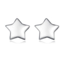 S925 Sterling Silver Earrings with Plated Platinum Finish for Women-2