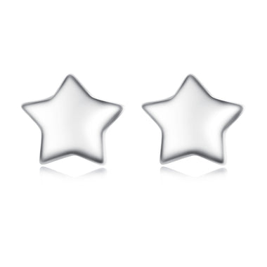 S925 Sterling Silver Earrings with Plated Platinum Finish for Women - 0