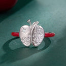 925 Sterling Silver Enamel Pavé CZ Ring for Women Size 1.3 cm-3