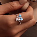 925 Sterling Silver Opal Enamel Ring for Women-9