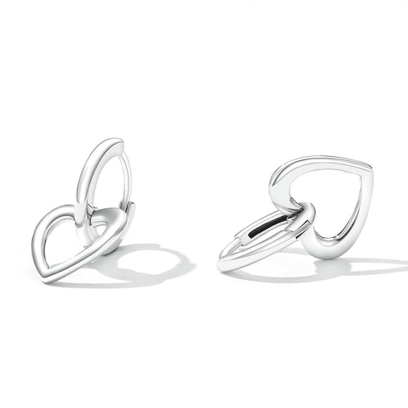 925 Sterling Silver Earrings for Women - Oxidized - 1.9x1.2cm