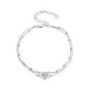 S925 Sterling Silver Pavé CZ Plated Bracelet for Women-3