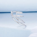 925 Sterling Silver Earrings with CZ and White Gold Plating-3