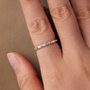 925 Sterling Silver CZ Pavé Setting Ring Size 6 for Women-4