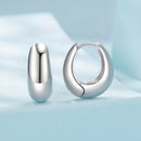 925 Sterling Silver White Gold Plated Earrings-5
