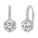 925 Sterling Silver Moissanite 6.5 Carat Earrings for Women-4