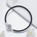 925 Sterling Silver Nan Style Bracelet Size 17.0-3