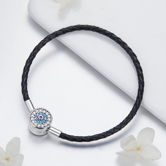 925 Sterling Silver Nan Style Bracelet Size 17.0