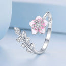 925 Sterling Silver Enamel Plated Platinum Ring 1.9mm for Women-2