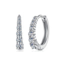 925 Sterling Silver Moissanite Necklace with White Gold Plating, 1.2cm for Women-1
