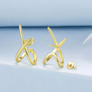 925 Sterling Silver Oxidized Silver Earrings-4