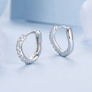 925 Sterling Silver Pavé CZ Earrings for Women-4