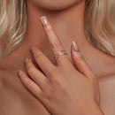 925 Sterling Silver Oxidized 0.7cm Ring for Women-7