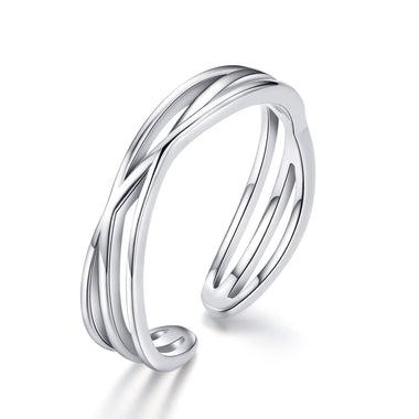 S925 Sterling Silver Ring 0.4cm Width
