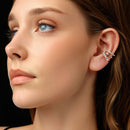 925 Sterling Silver Earrings with Moissanite and Freshwater Pearl for Women, 1.2*1.7cm, White Gold Plated-6
