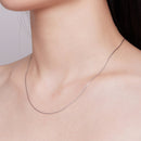 925 Sterling Silver 45.0cm Necklace for Women-6