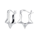 S925 Sterling Silver Earrings for Women - Oxidized Silver, 17x4mm-2