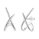 925 Sterling Silver Oxidized Silver Earrings-2