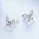925 Sterling Silver Opal Nanometer Stone Earrings for Women-4
