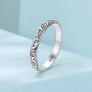 925 Sterling Silver Oxidized 2.8mm Band Ring Size 6.0 for Women-3