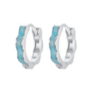 925 Sterling Silver Enamel Plated Earrings for Women-1