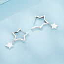 925 Sterling Silver Earrings 25*8mm for Women-4