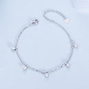 925 Sterling Silver Plated Platinum CZ Bracelet for Women-5