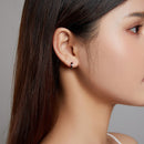 925 Sterling Silver & Plated Black Gold Earrings-7