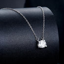 925 Sterling Silver 0.65 Carat Moissanite Necklace for Women-3