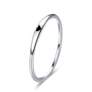 925 Sterling Silver Ring - Size 5.0, 2mm Width, S925 for Women-6