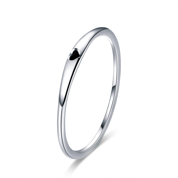 925 Sterling Silver Ring - Size 5.0, 2mm Width, S925 for Women