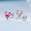 925 Sterling Silver Earrings with Pavé Setting CZ-2