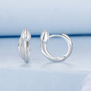 925 Sterling Silver White Gold Plated Earrings for Women-5