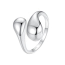 925 Sterling Silver Plated Gold Ring for Women-1