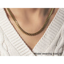 14k Yellow Gold Polished Miami Cuban Chain Necklace-4