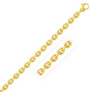 14k Yellow Gold Polished Cable Motif Bracelet-2